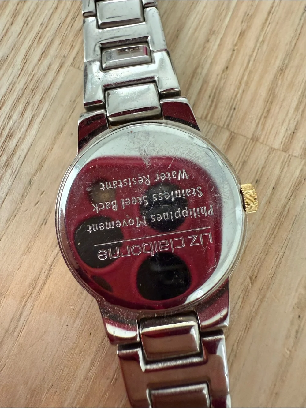 Liz Claiborne ladies two toned watch NEW BATTERY